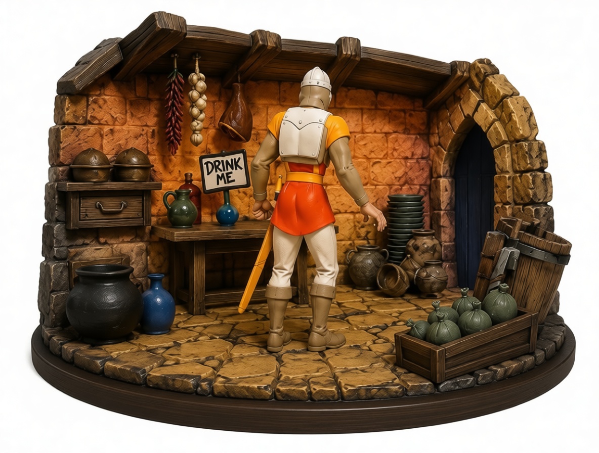 Medieval Knight Miniature free 3D printable STL