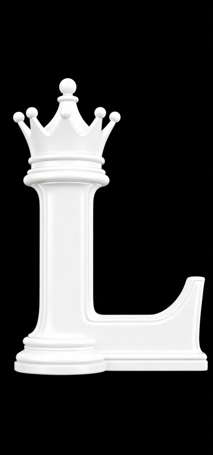 Chess King Letter L free 3D printable STL