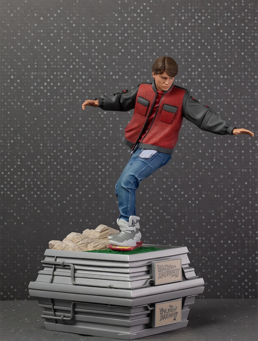 Marty McFly Figurine free 3D printable STL