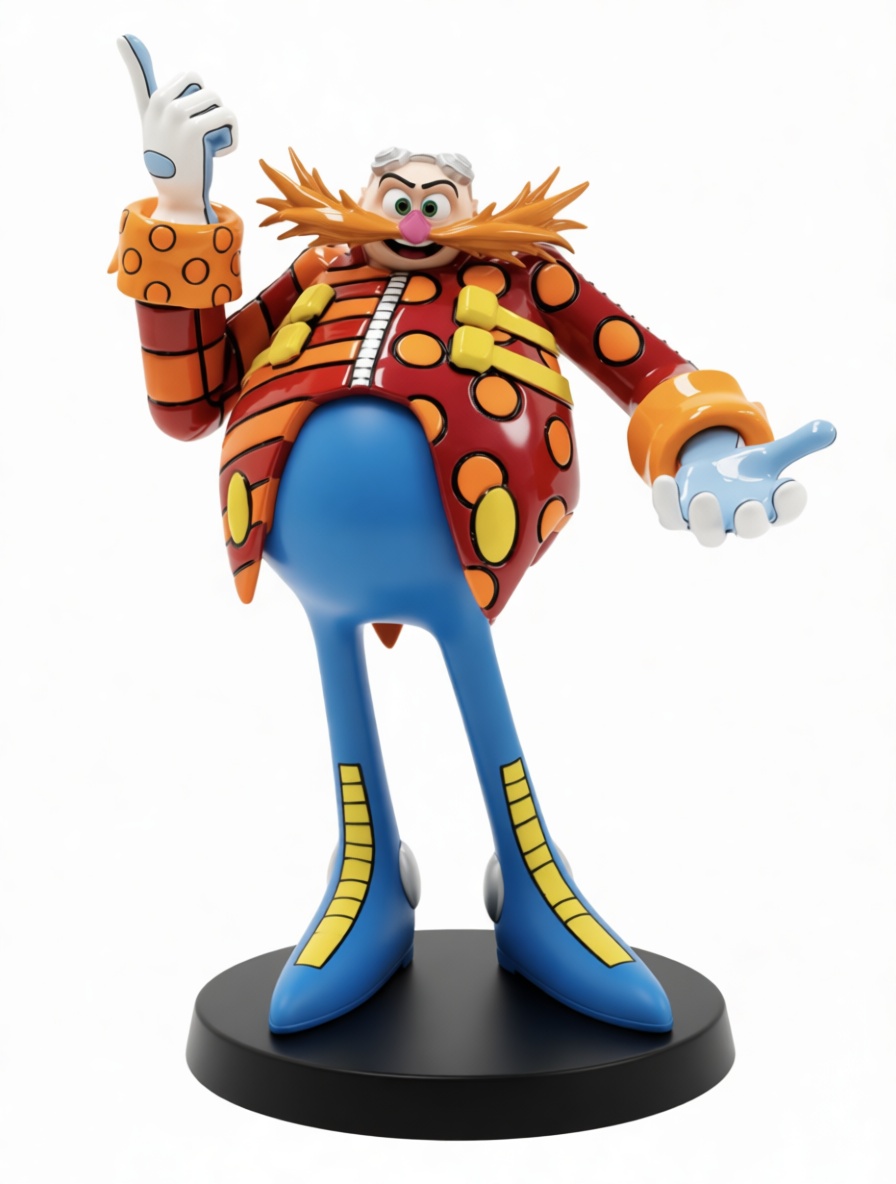 Dr. Robotnik Figurine free 3D printable STL