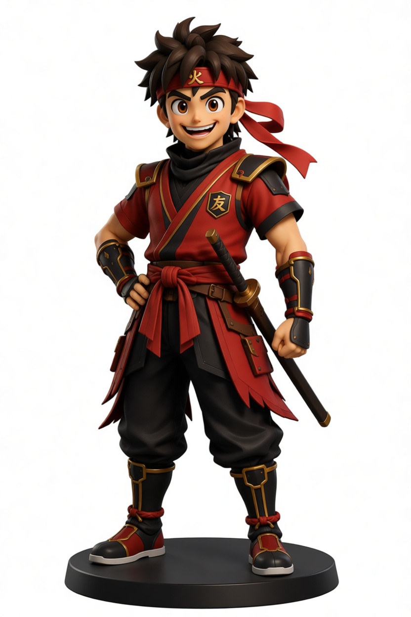 Dylan Samurai Figurine free 3D printable STL