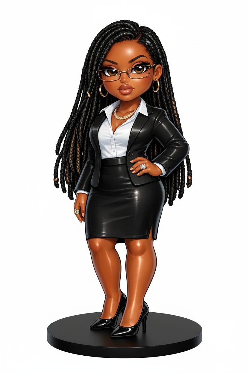 Businesswoman Figurine free 3D printable STL