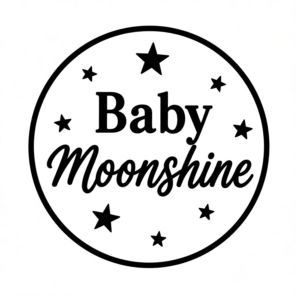 Baby Moonshine Emblem free 3D printable STL