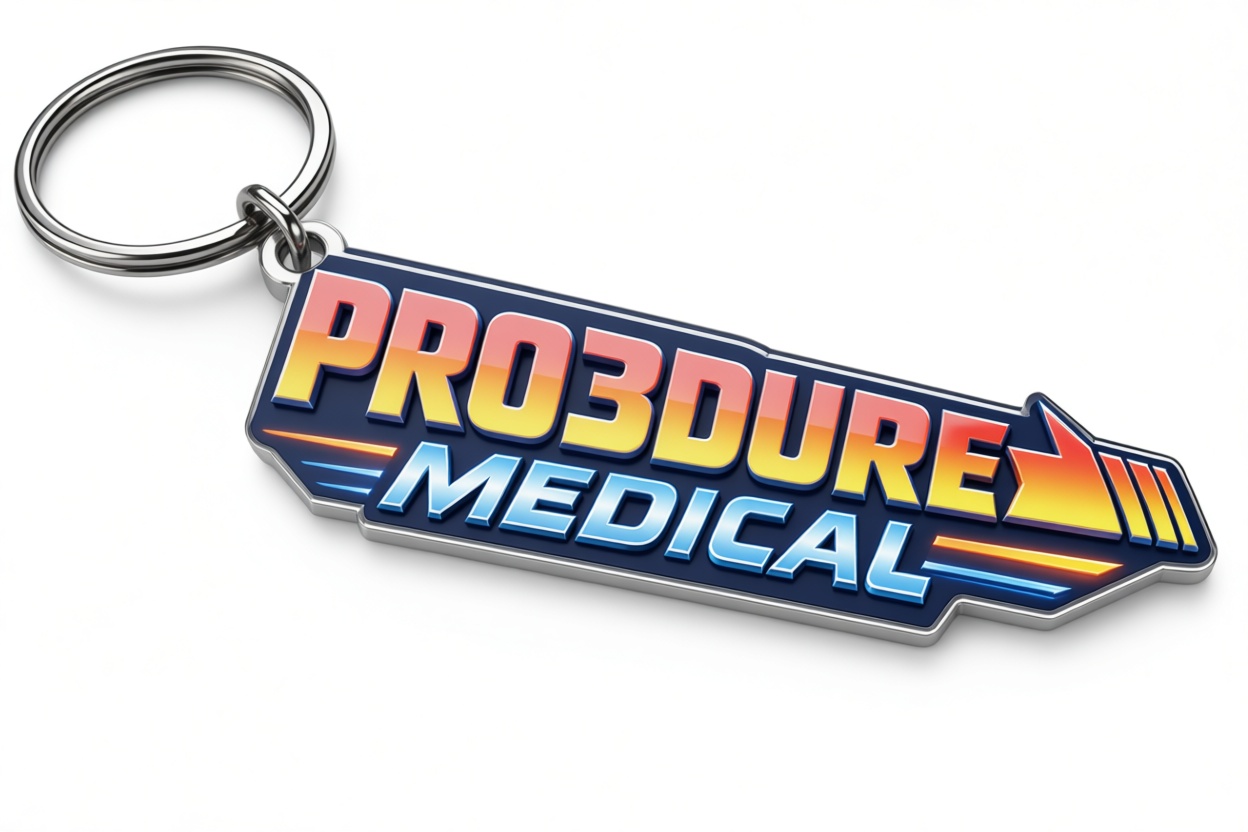 Pro3dure Medical Keychain free 3D printable STL