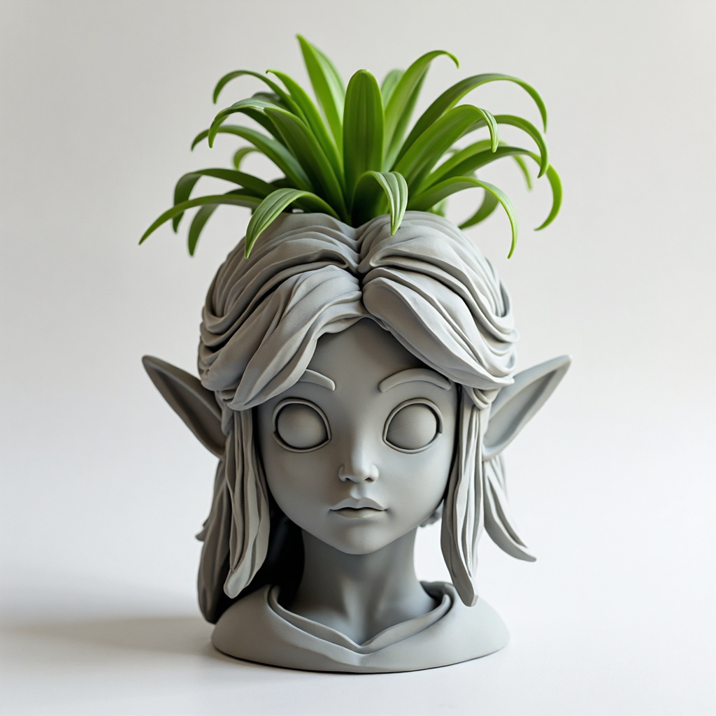 Link Hero Head Planter free 3D printable STL
