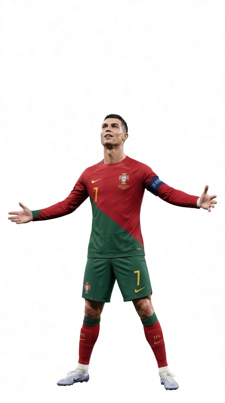 Cristiano Ronaldo Figurine free 3D printable STL