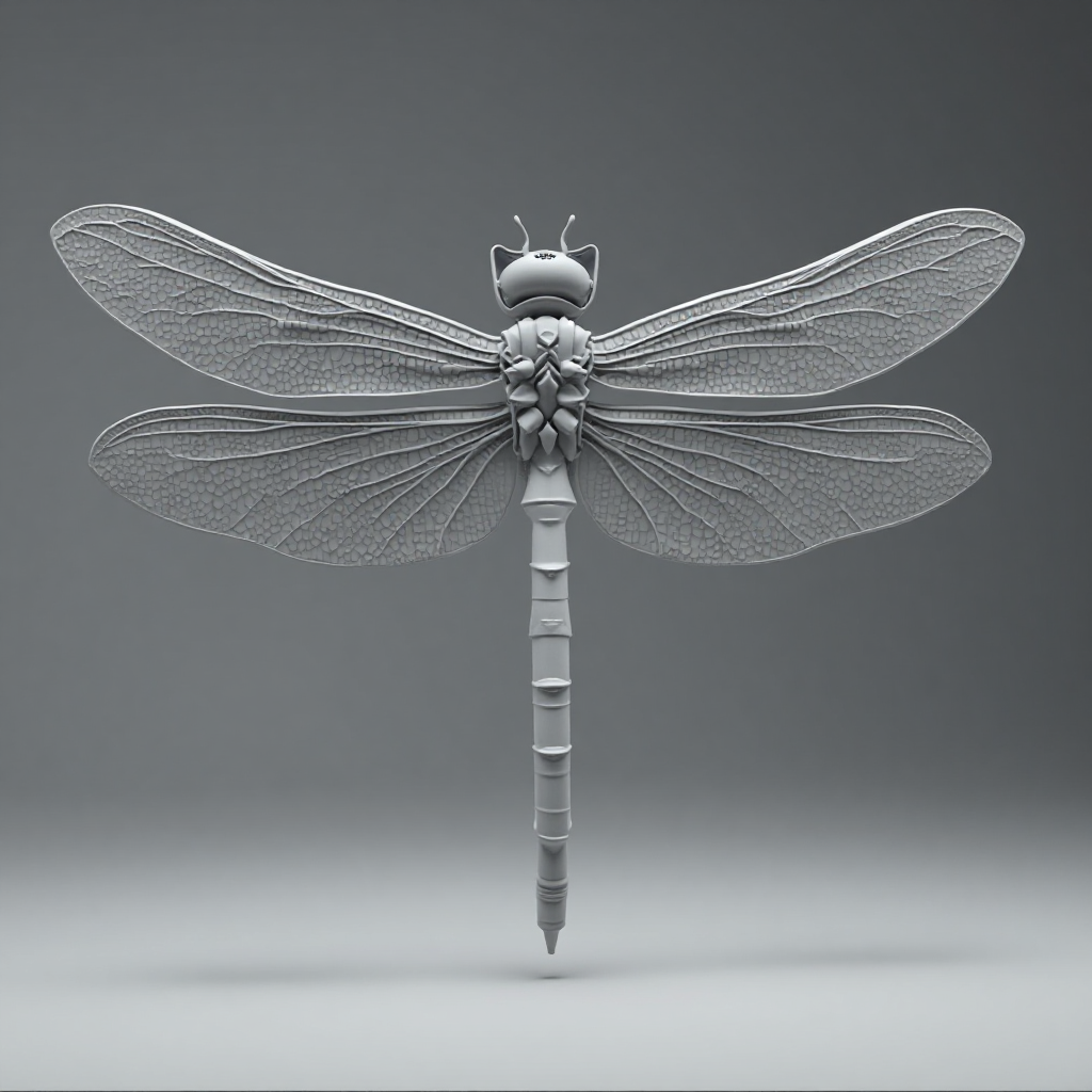 Dragonfly Hollow Model free 3D printable STL