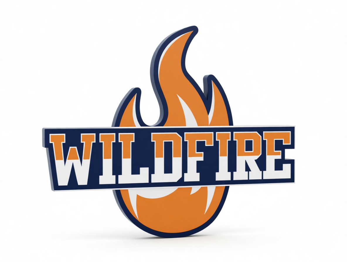 Wildfire Logo Emblem free 3D printable STL