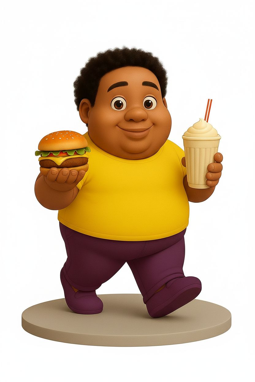 Fat Albert Character Figure free 3D printable STL