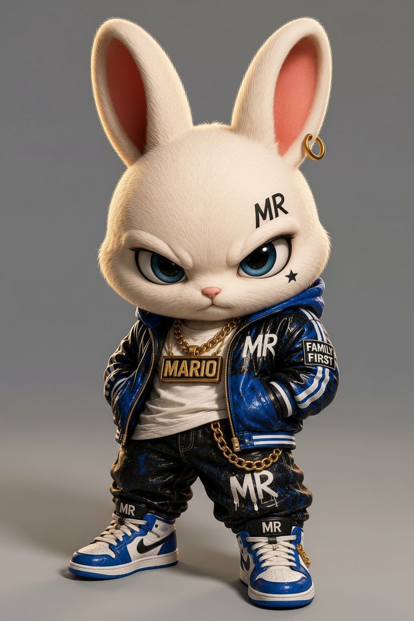 Mario Bunny Figurine free 3D printable STL