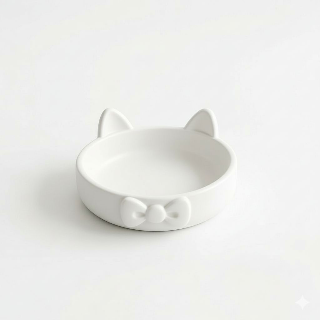 Cat Bowl Model free 3D printable STL
