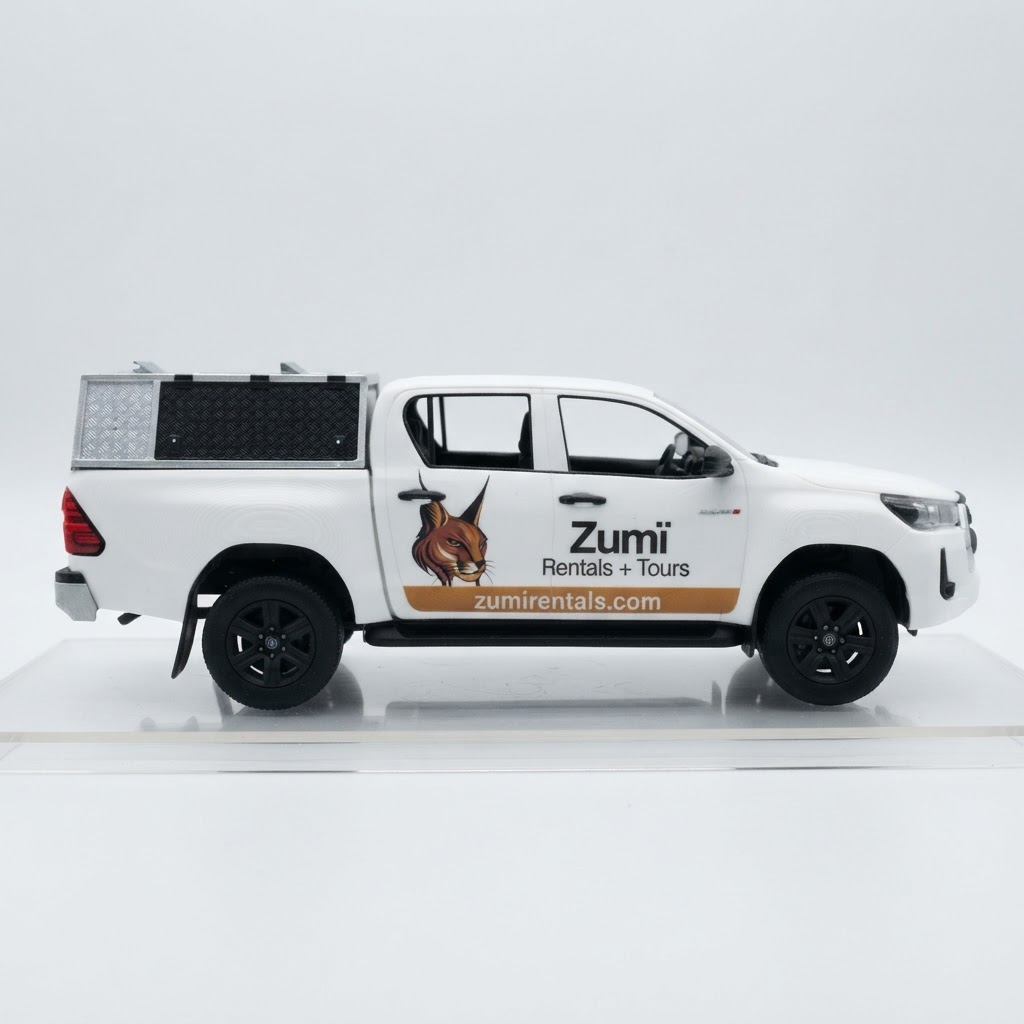 Toyota Hilux Pickup Model free 3D printable STL