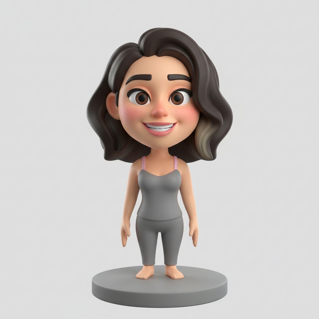 Stylish 3D Character Model free 3D printable STL