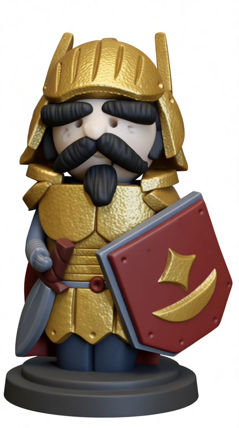 Samurai Warrior Figurine free 3D printable STL