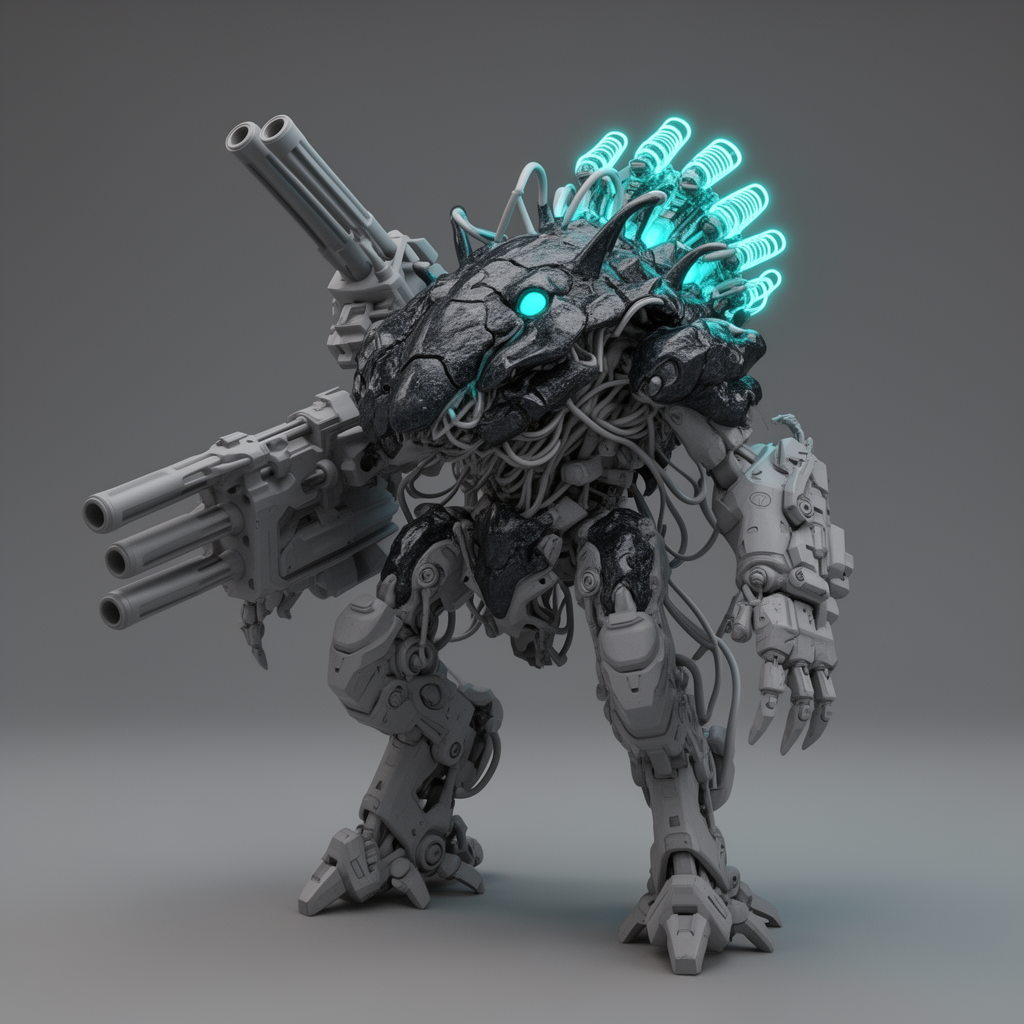 Chrome Exocrine Figurine free 3D printable STL