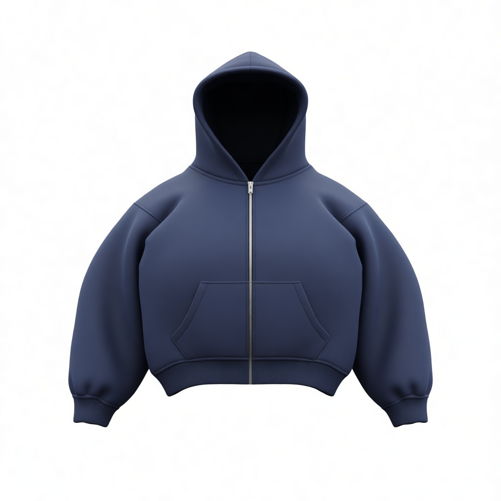 Zippered Hoodie Model free 3D printable STL
