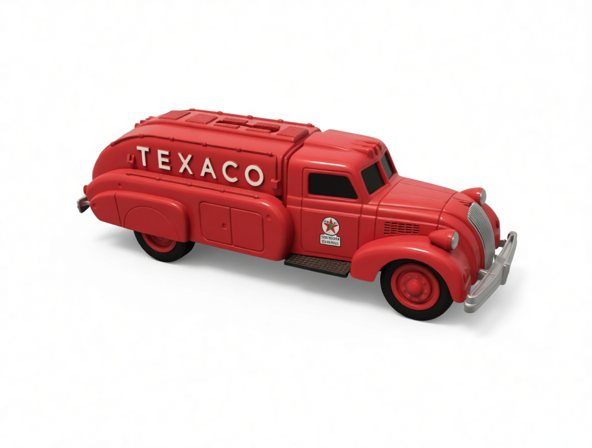 Texaco Classic Tanker Model free 3D printable STL