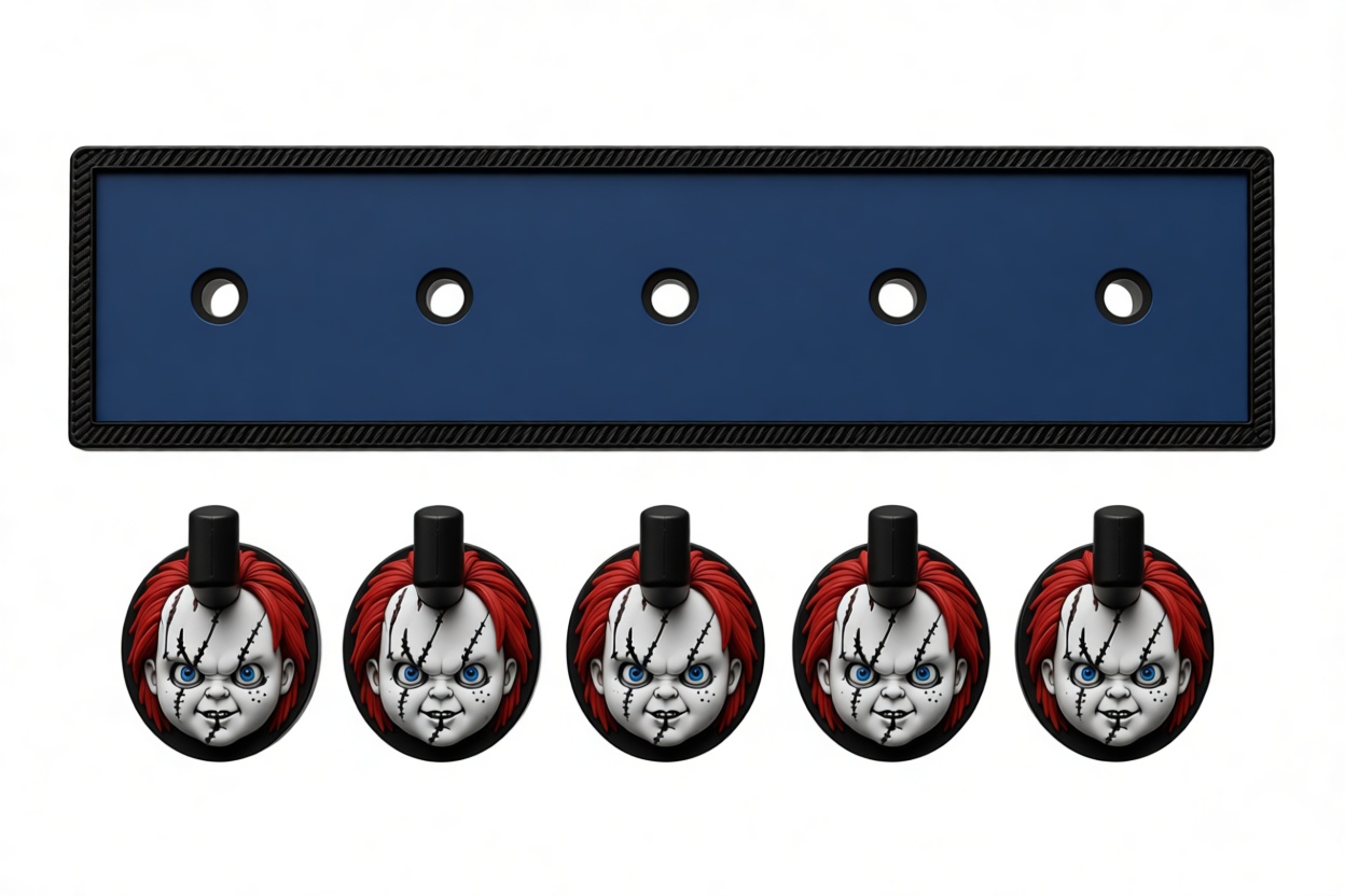 Chucky Doll Key Holder free 3D printable STL