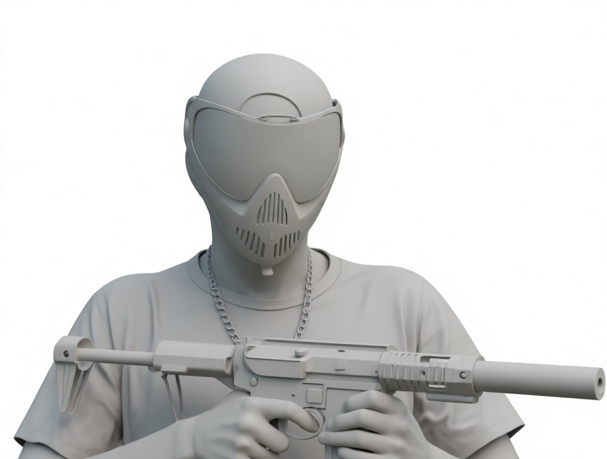 Tactical Soldier Figurine free 3D printable STL