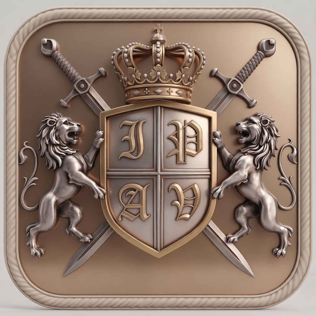 Royal Heraldic Shield free 3D printable STL