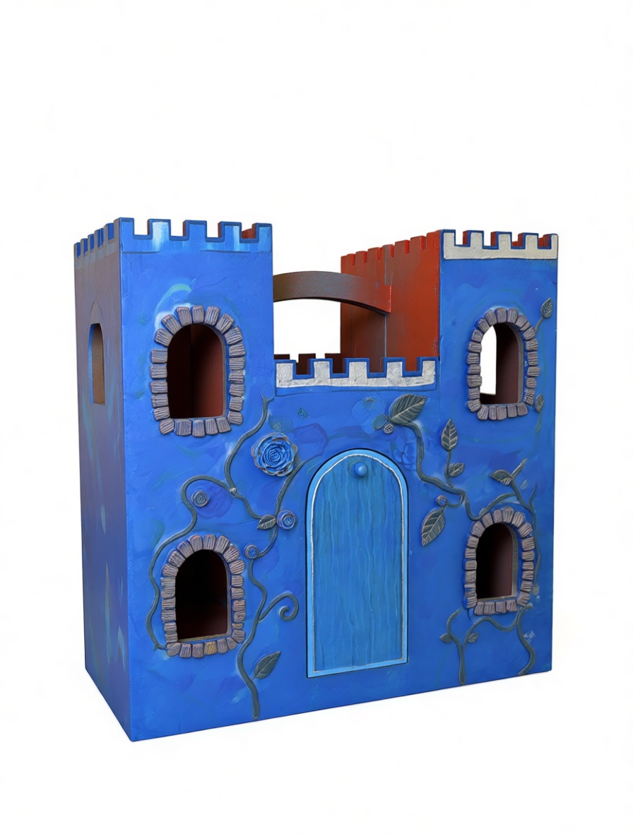 Blue Fairy Tale Castle Model free 3D printable STL