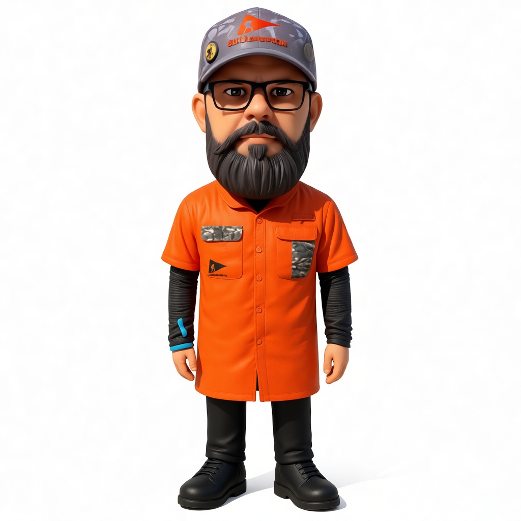 Bearded Man Figurine free 3D printable STL