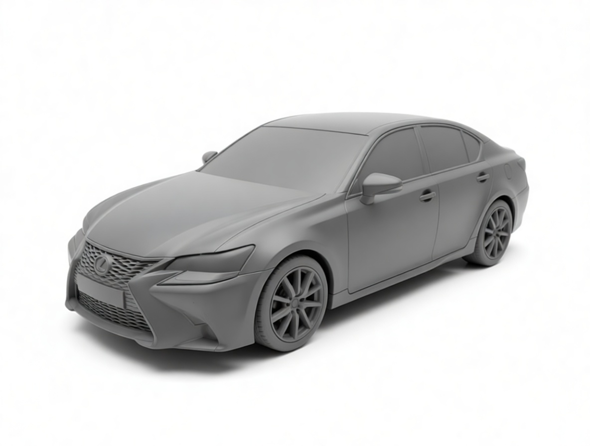 Lexus GS Sedan Model - Free 3D Printable STL File
