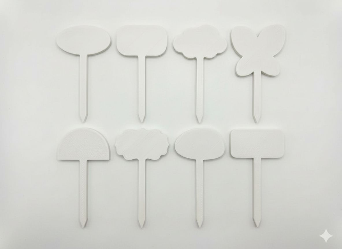 Plant Marker Set free 3D printable STL
