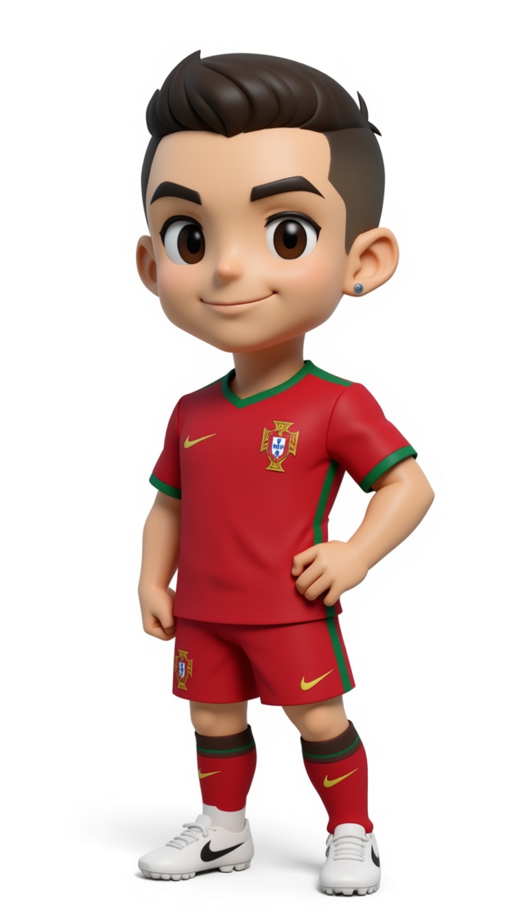 Portugal Soccer Player Figurine free 3D printable STL