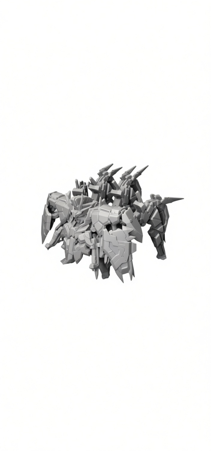 Gundam Hecate II Model free 3D printable STL