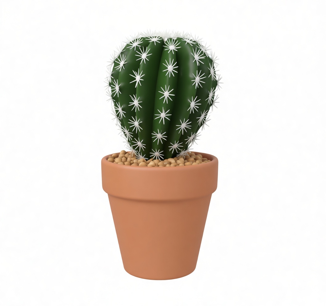 Barrel Cactus Miniature free 3D printable STL