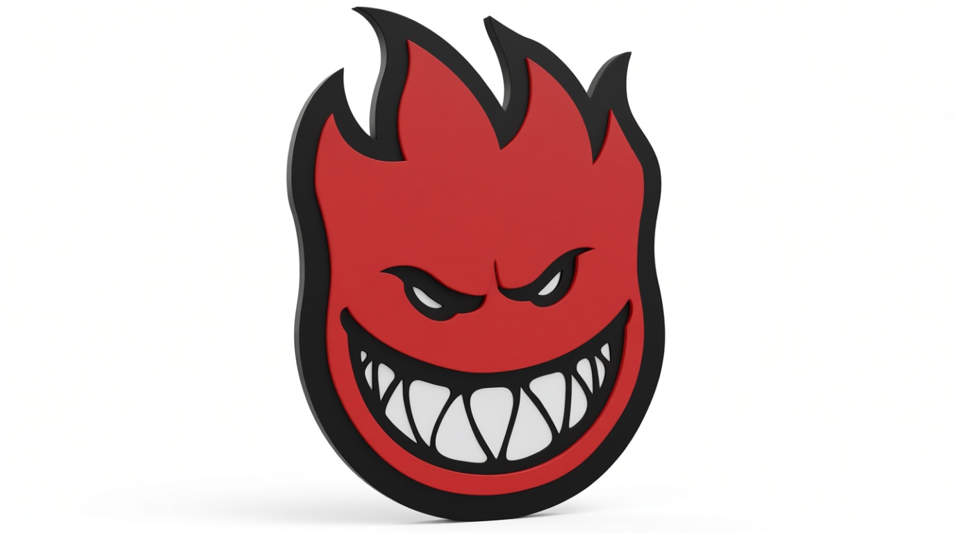 Spitfire Flame Logo free 3D printable STL