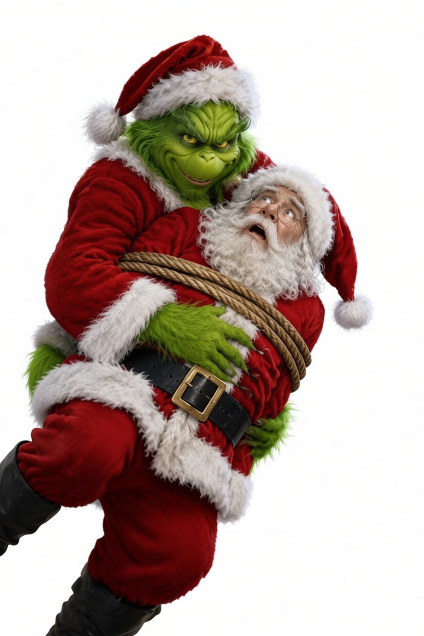 Grinch Santa Figurine free 3D printable STL