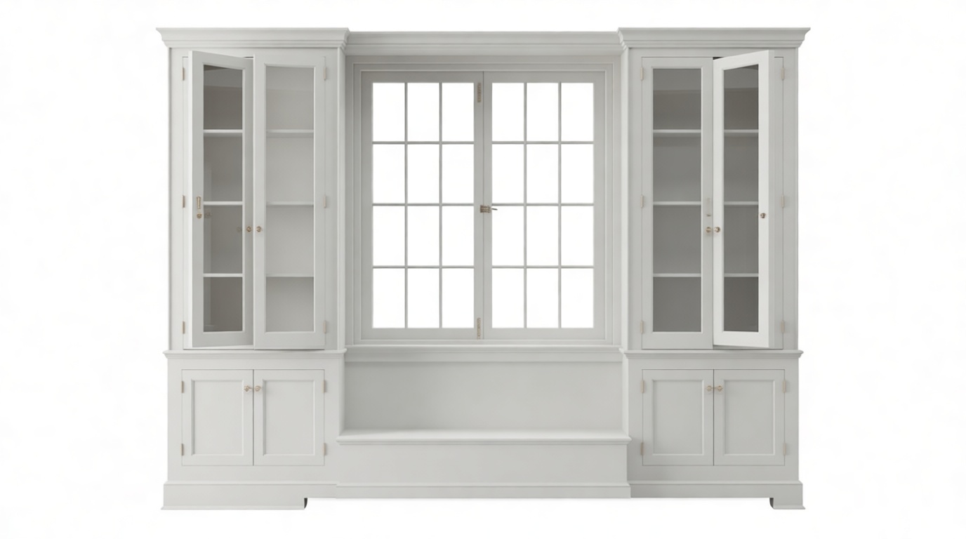 Large Window Seat Cabinet free 3D printable STL