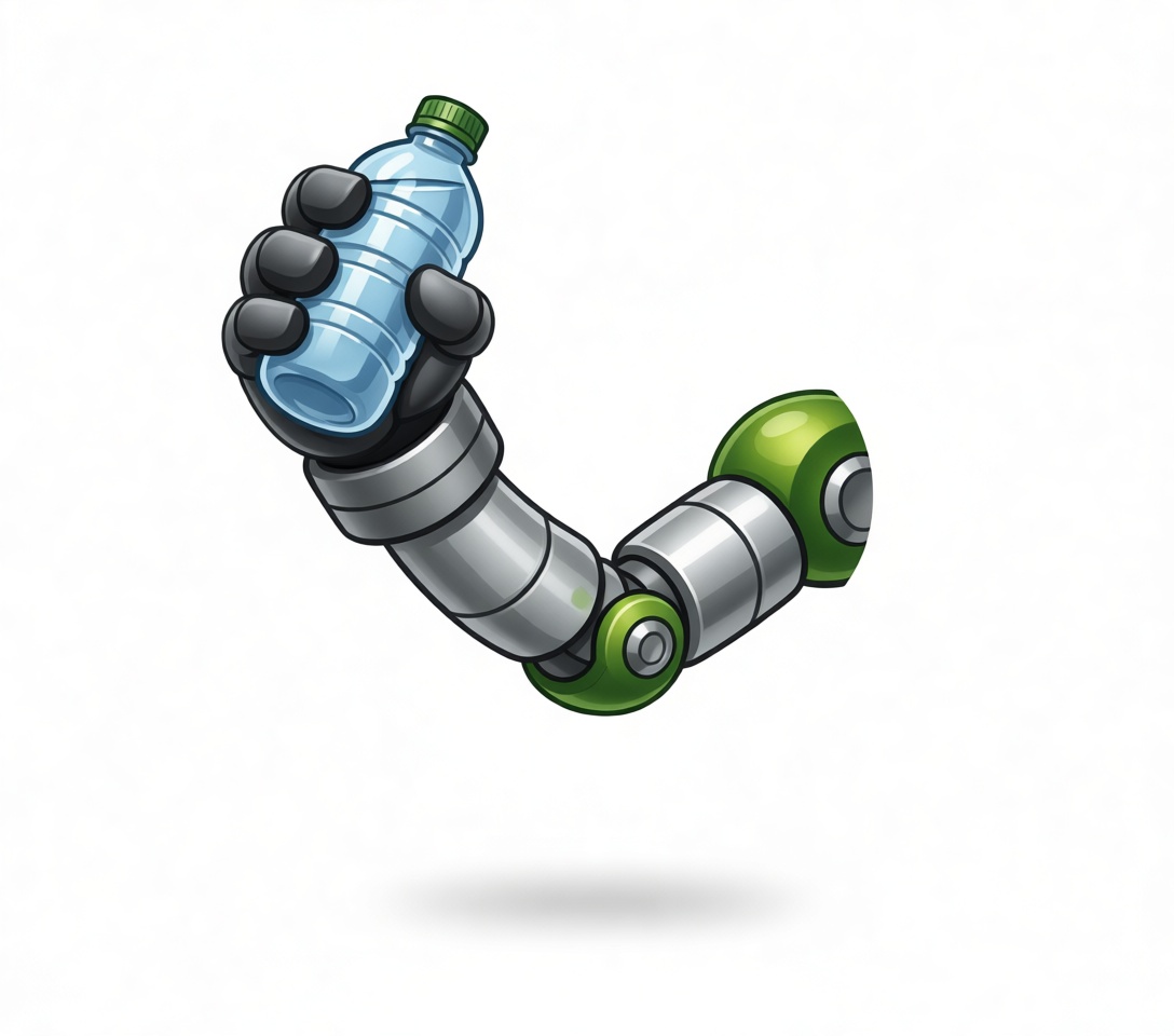 Robotic Arm Holding Bottle free 3D printable STL