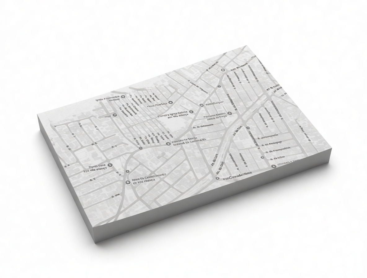 Map Relief Model free 3D printable STL