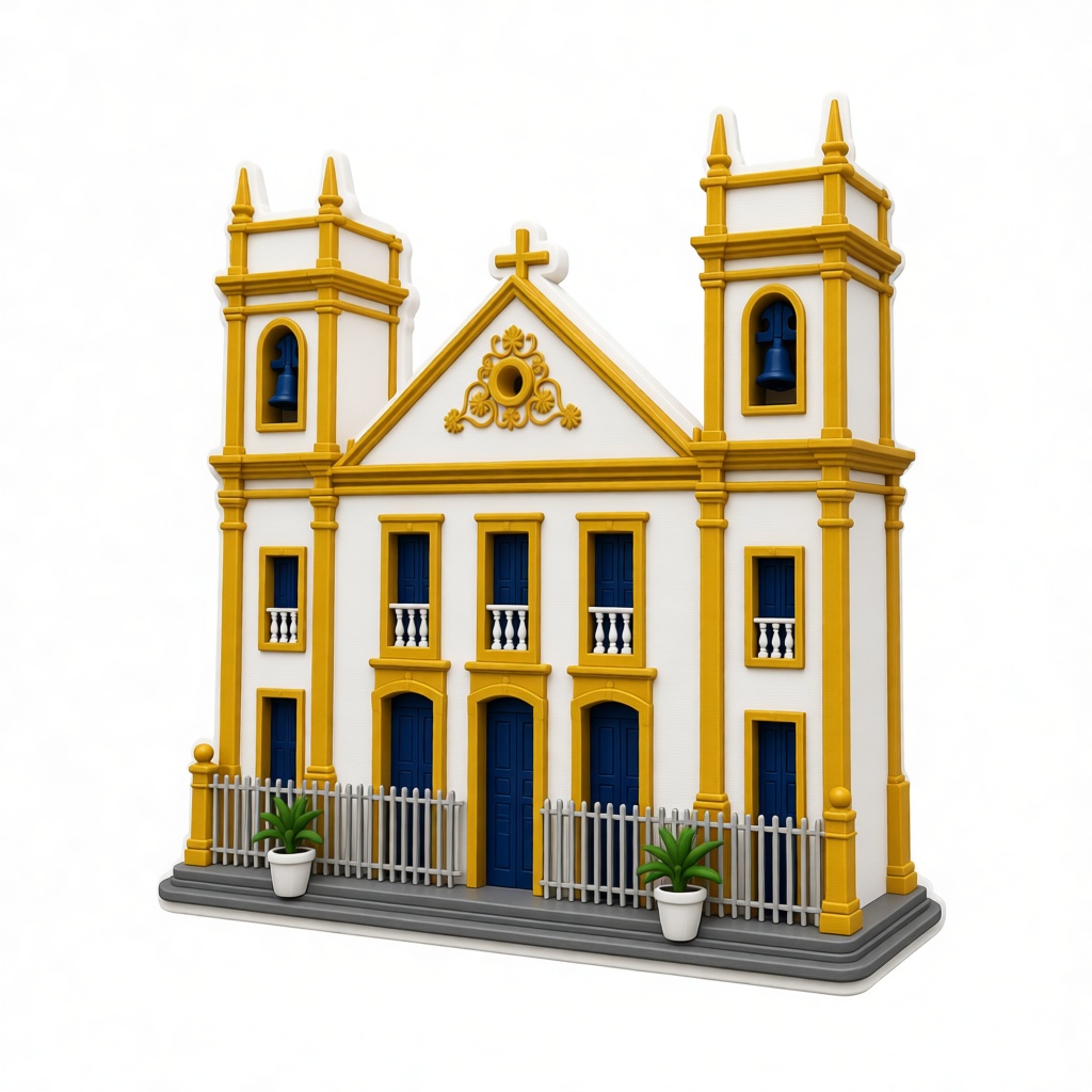 Colonial Church Miniature free 3D printable STL