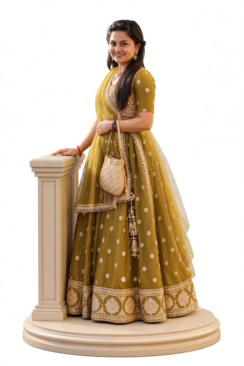 Indian Woman Figurine free 3D printable STL
