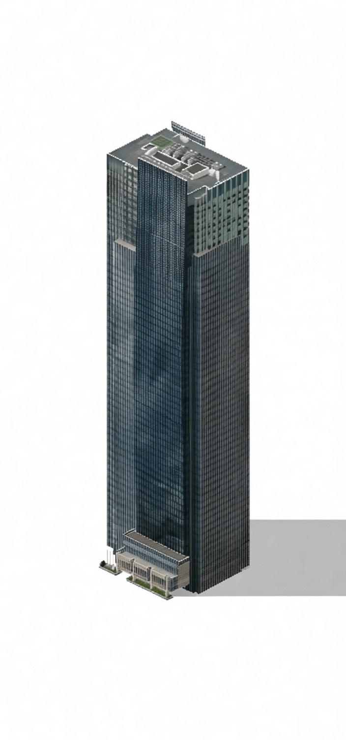 U.S. Bank Tower Model free 3D printable STL