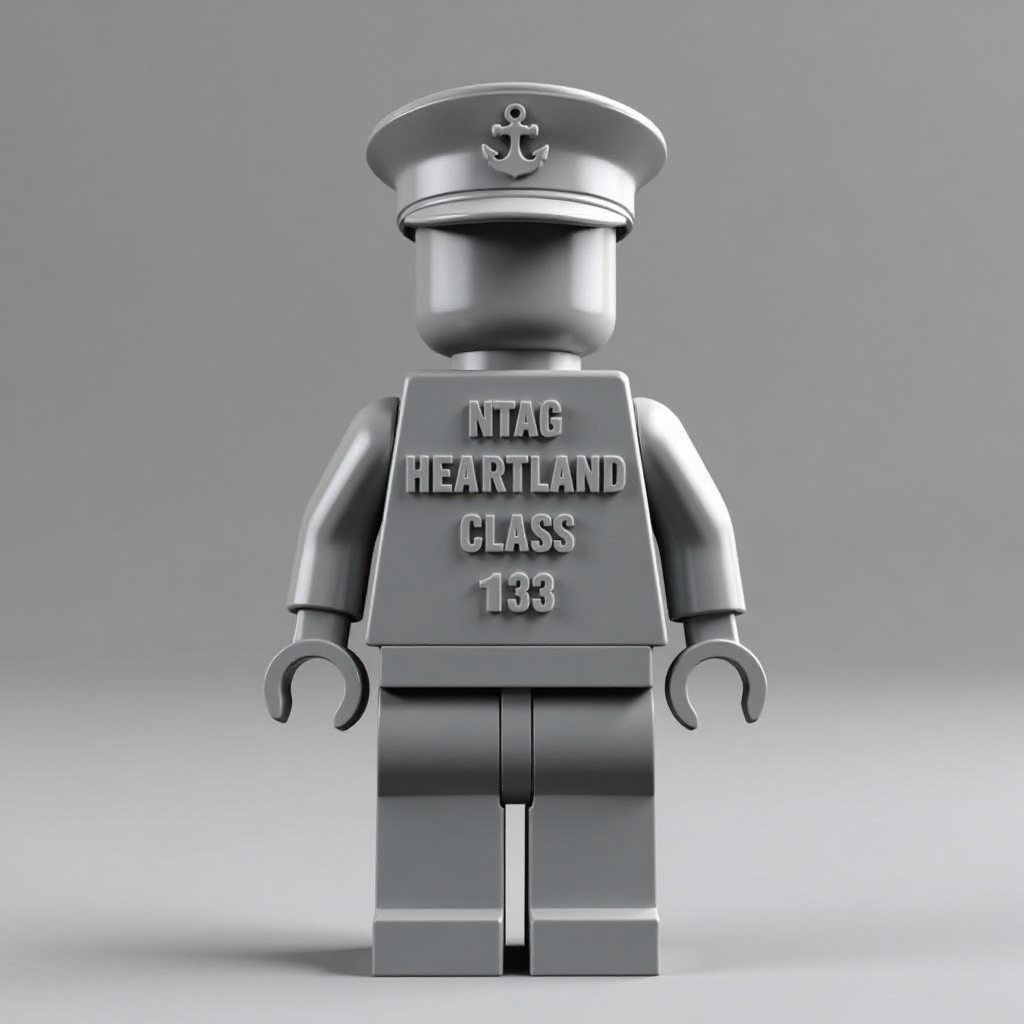 Lego Chief Petty Officer Figurine free 3D printable STL