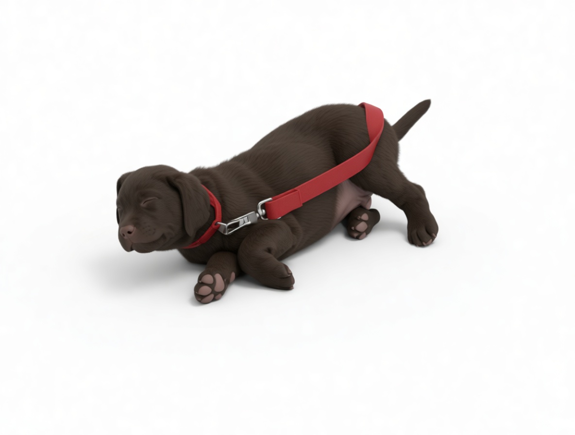 Chocolate Labrador Puppy Figurine free 3D printable STL