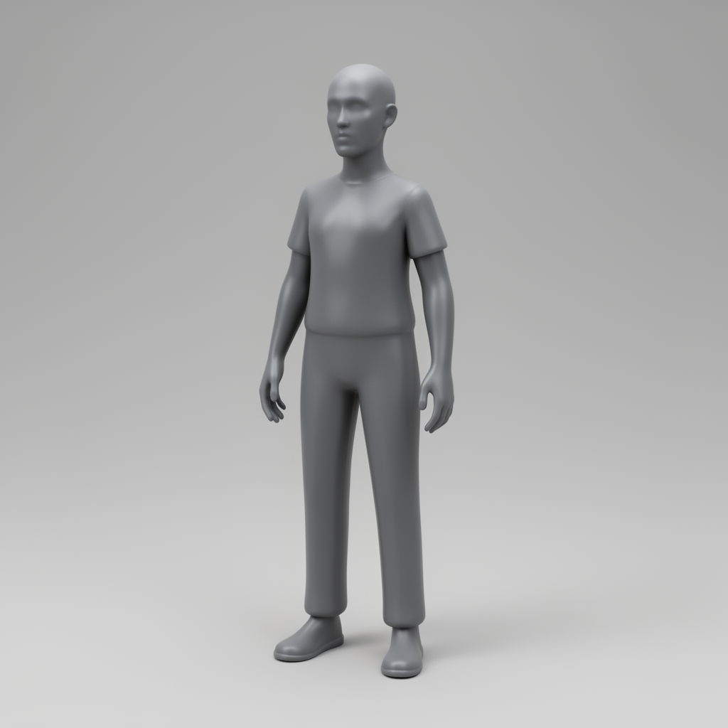 Faceless Human Bust free 3D printable STL