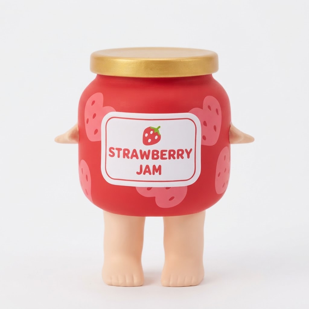 Strawberry Jam Figurine free 3D printable STL