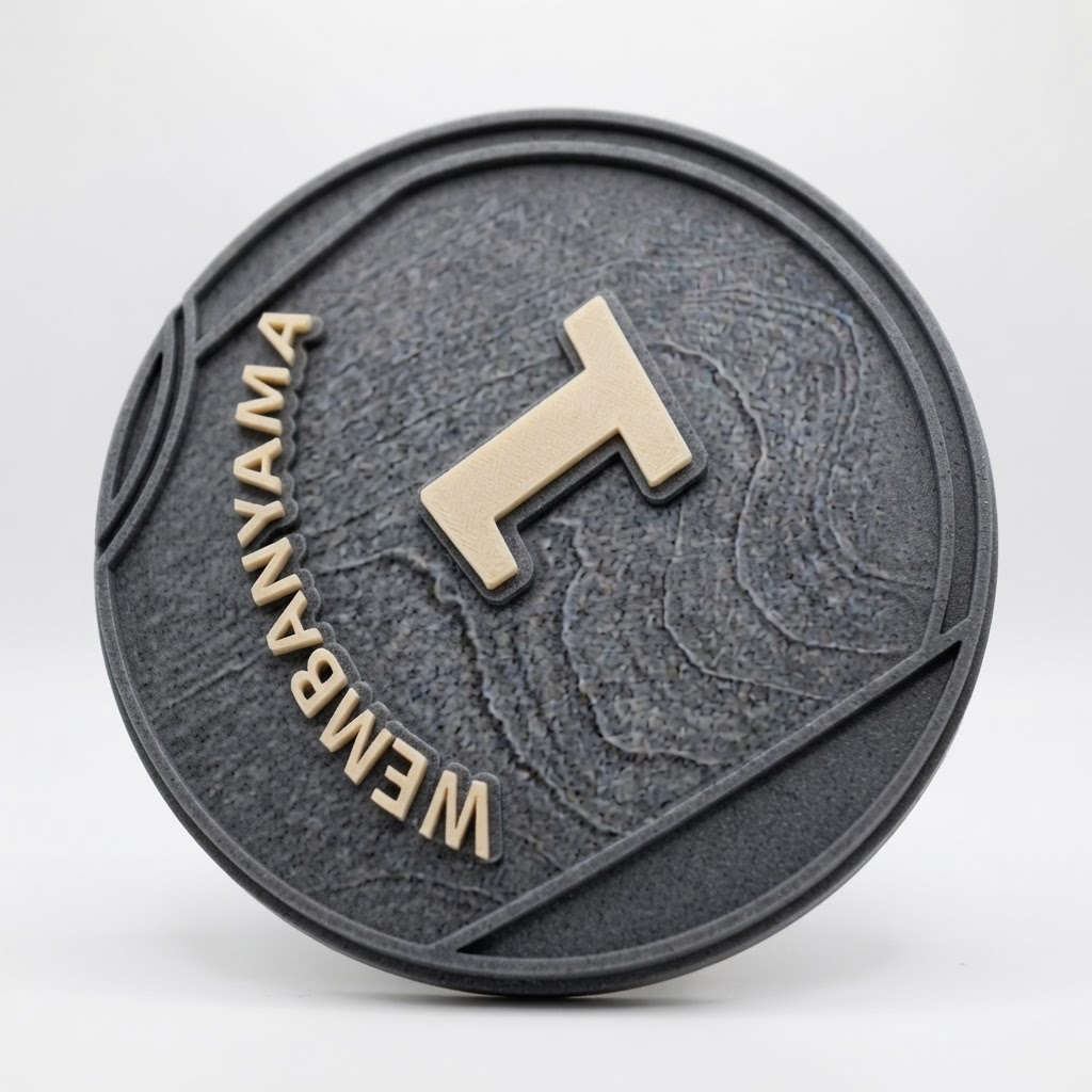 Wembanyana Logo Medallion free 3D printable STL