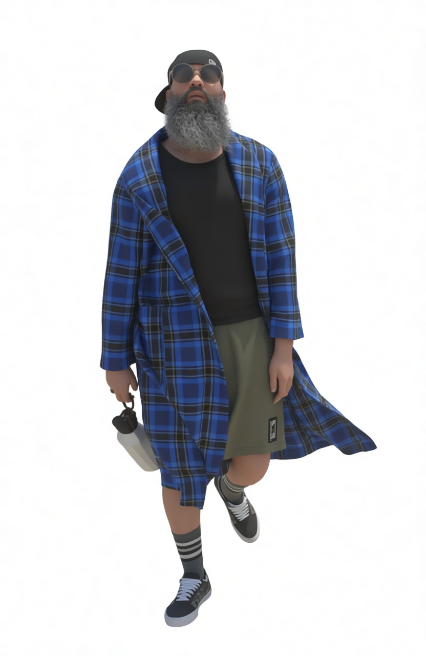 Bearded Man Figurine free 3D printable STL