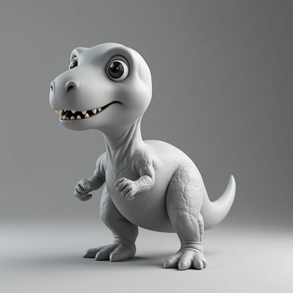 Cute T-Rex Figurine free 3D printable STL