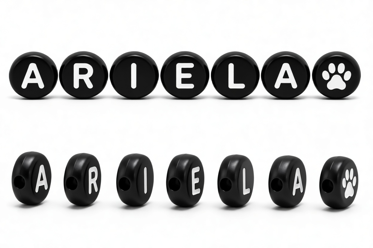 Ariela Name Beads free 3D printable STL