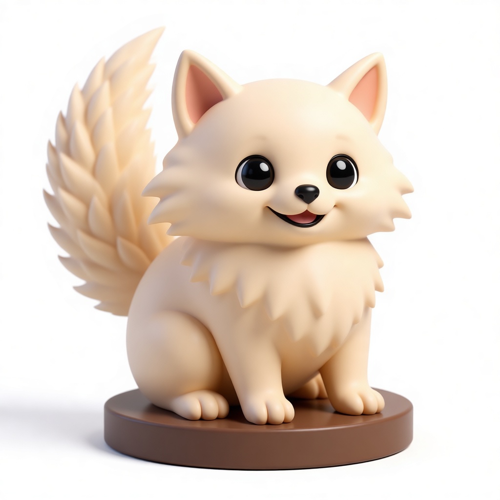 Pomeranian Dog Figurine free 3D printable STL