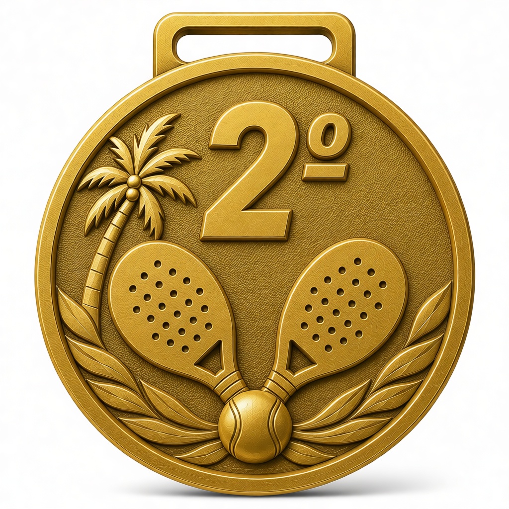 Padel Tennis Medal free 3D printable STL