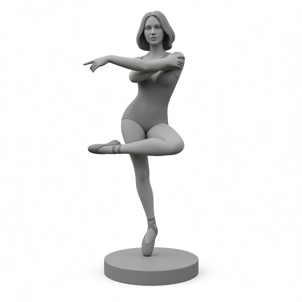 Ballet Dancer Figurine free 3D printable STL